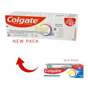 Colgate Total Advanced Health Toothpaste 150g with a Premium Toothbrush
